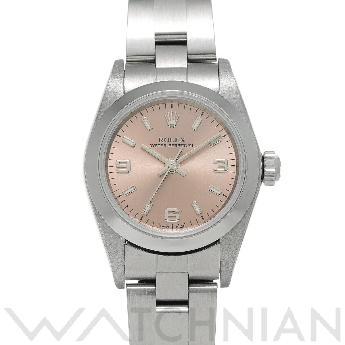 ロレックス / ROLEX オイスターパーペチュアル 76080 ピンク レディース 時計 【中古】【wristwatch】