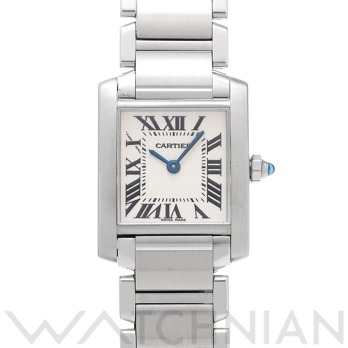 カルティエ / CARTIER タンク フランセーズ SM W51008Q3 シルバー レディース 時計 【中古】【wristwatch】