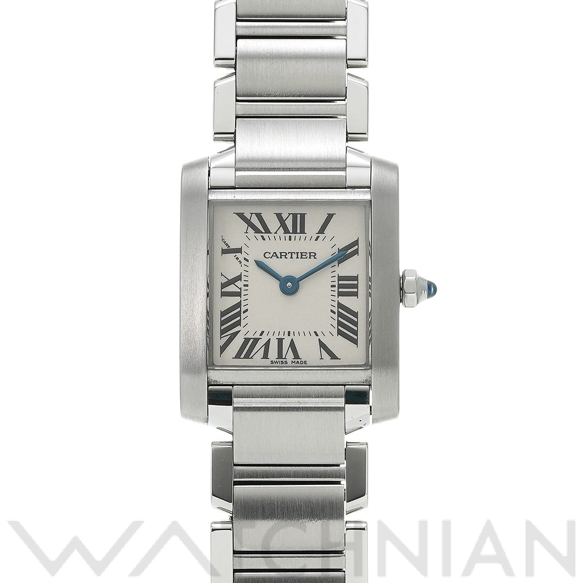 カルティエ / CARTIER タンク フランセーズ SM W51008Q3 シルバー レディース 時計 【中古】【wristwatch】