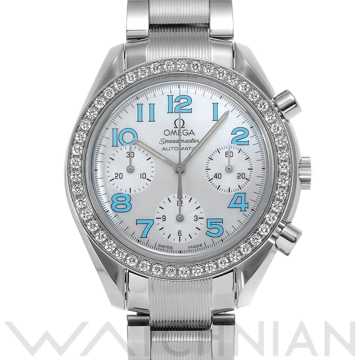 オメガ / OMEGA スピードマスター オートマティック 3535.71 ホワイトシェル ユニセックス 時計 【中古】【wristwatch】