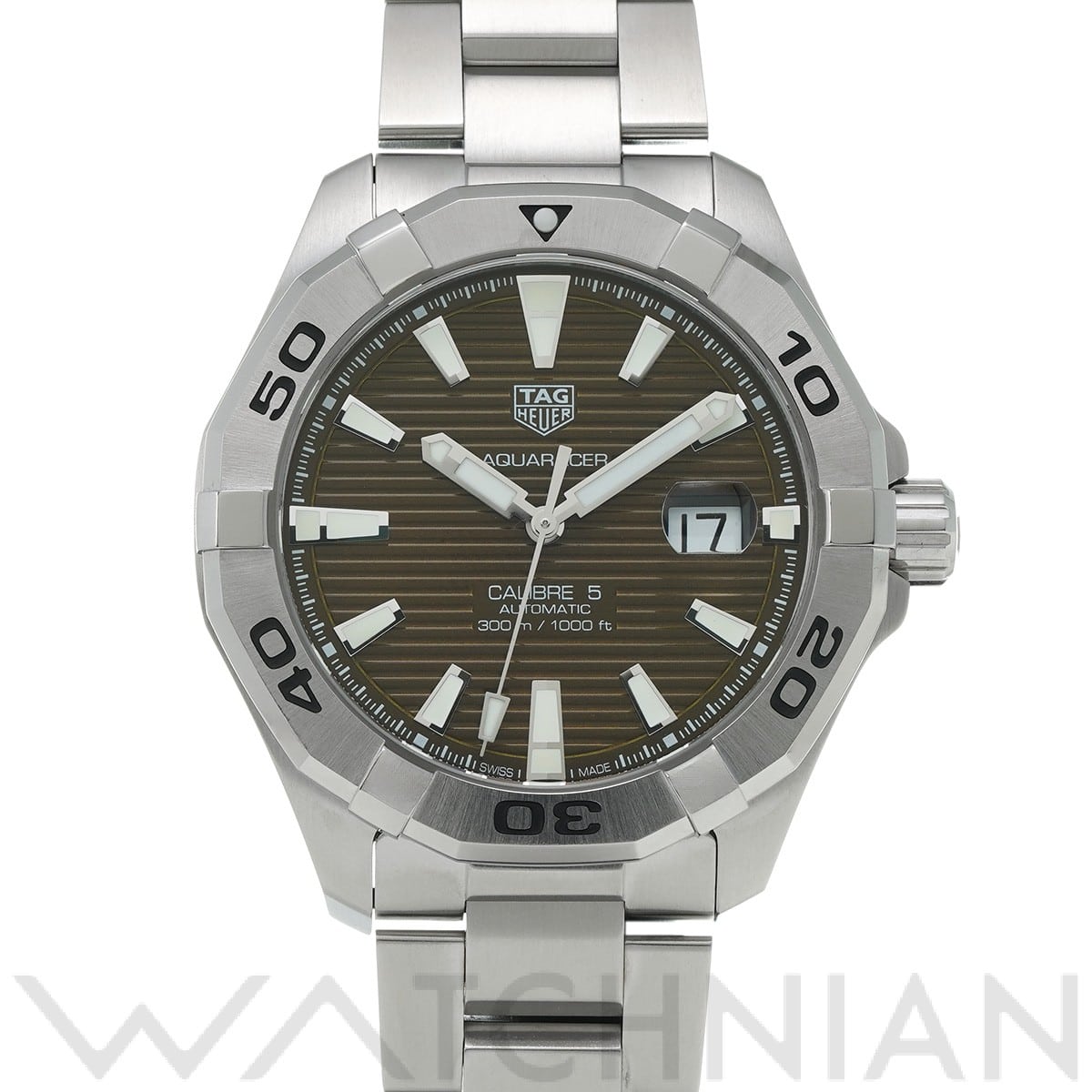 タグ ホイヤー / TAG HEUER アクアレーサー キャリバー5 WAY2018.BA0927 ブラウン メンズ 時計 【中古】【wristwatch】