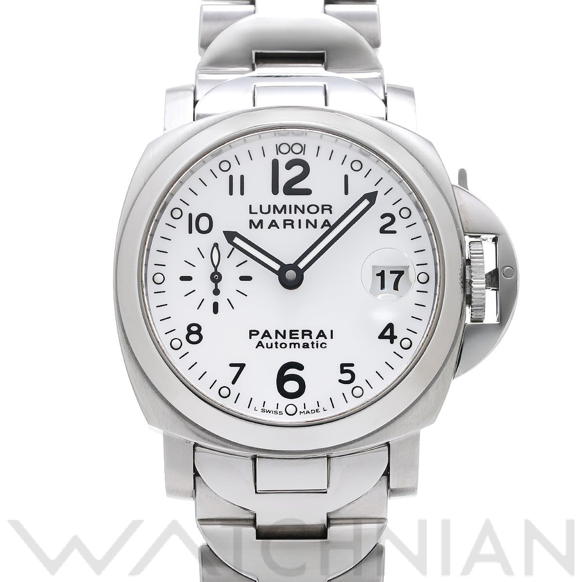 パネライ / PANERAI ルミノールマリーナ オートマティック PAM00051 ホワイト メンズ 時計 【中古】【wristwatch】