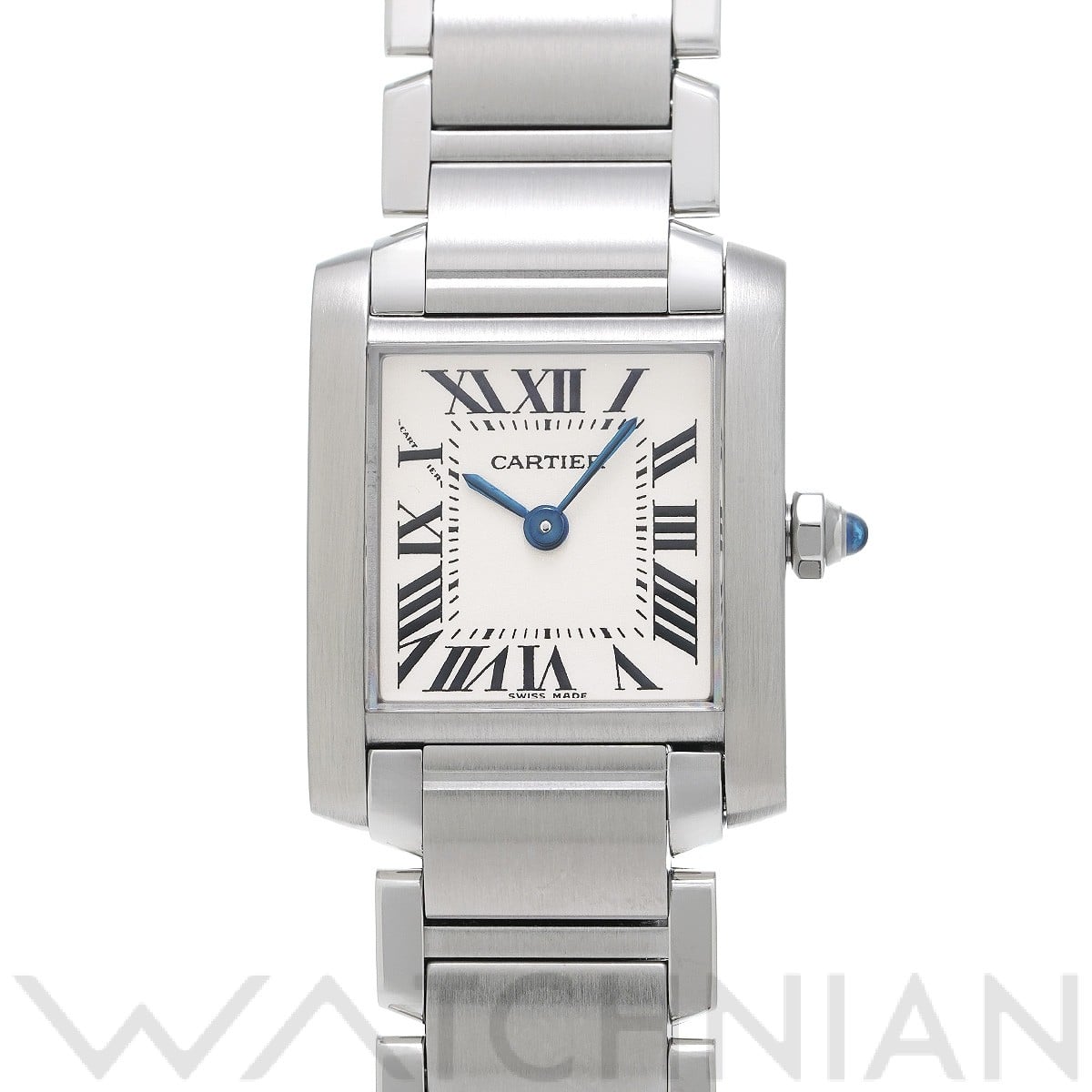 カルティエ / CARTIER タンク フランセーズ SM W51008Q3 シルバー レディース 時計 【中古】【wristwatch】