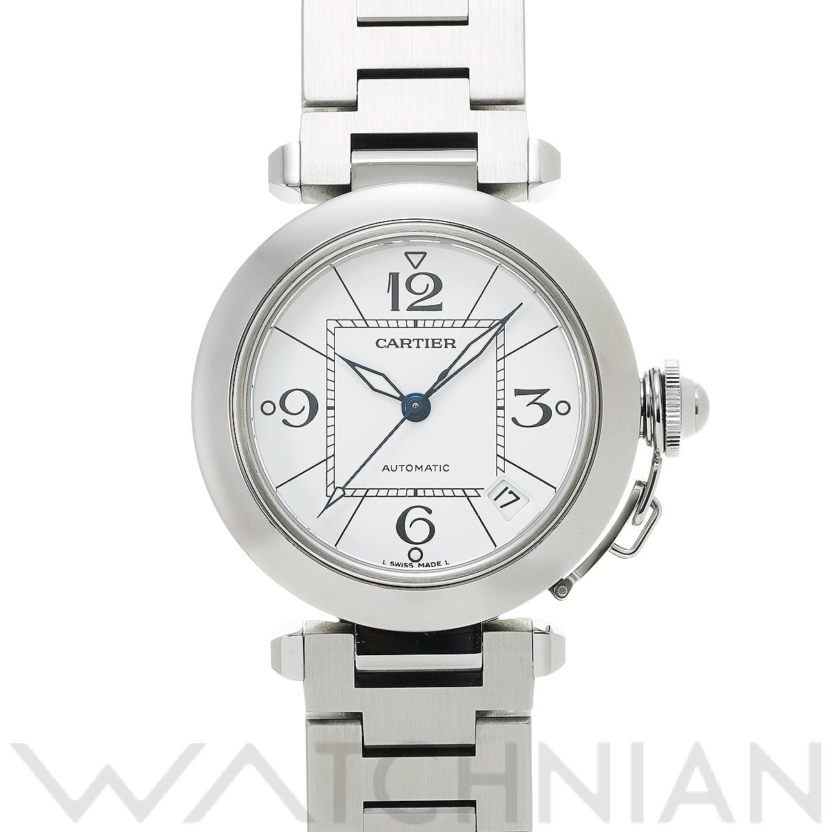 カルティエ / CARTIER パシャC W31074M7 ホワイト ユニセックス 時計 【中古】【wristwatch】