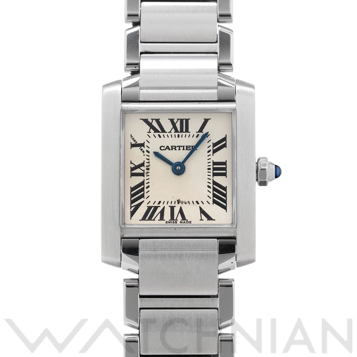 カルティエ / CARTIER タンク フランセーズ SM W51008Q3 シルバー レディース 時計 【中古】【wristwatch】