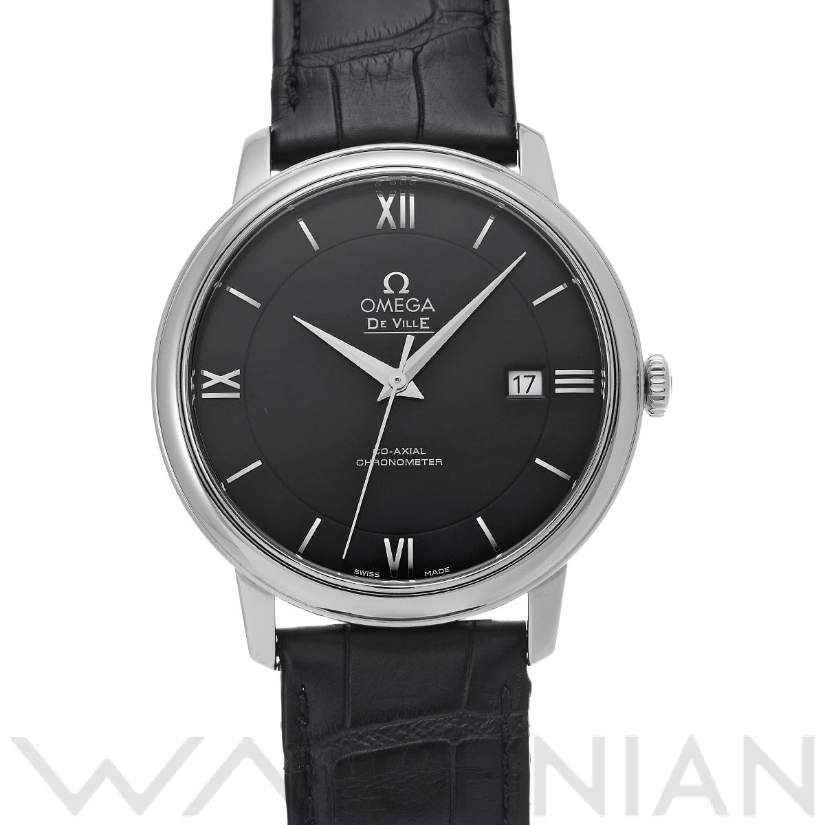 オメガ / OMEGA デ・ヴィル プレステージ コーアクシャル 424.13.40.20.01.001 ブラック メンズ 時計 【中古】【wristwatch】