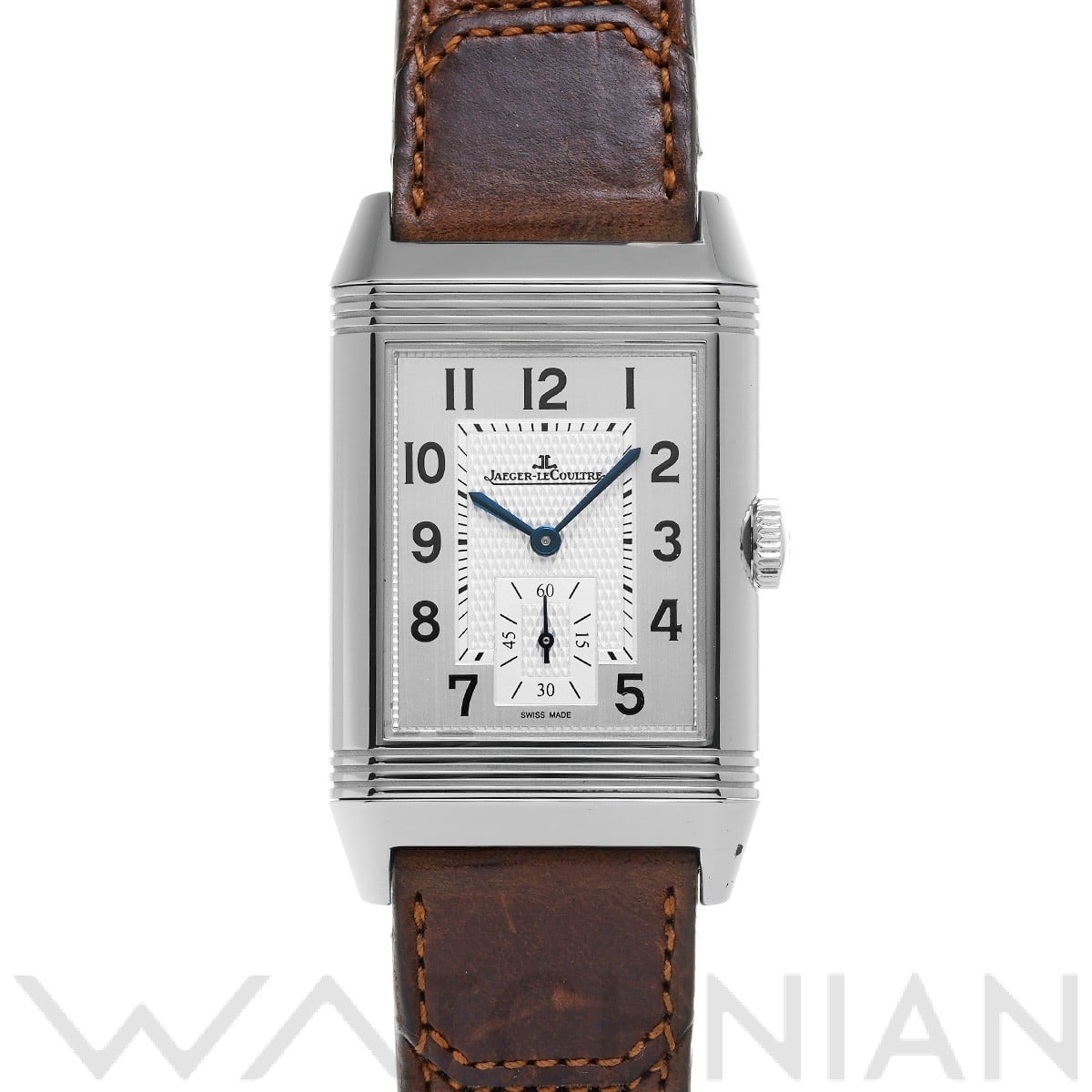 ジャガー ルクルト / Jaeger-LeCoultre レベルソ クラシック ラージ デュオ スモールセコンド Q3848422 シルバーグレー/ブラック メンズ 時計 【中古】【wristwatch】