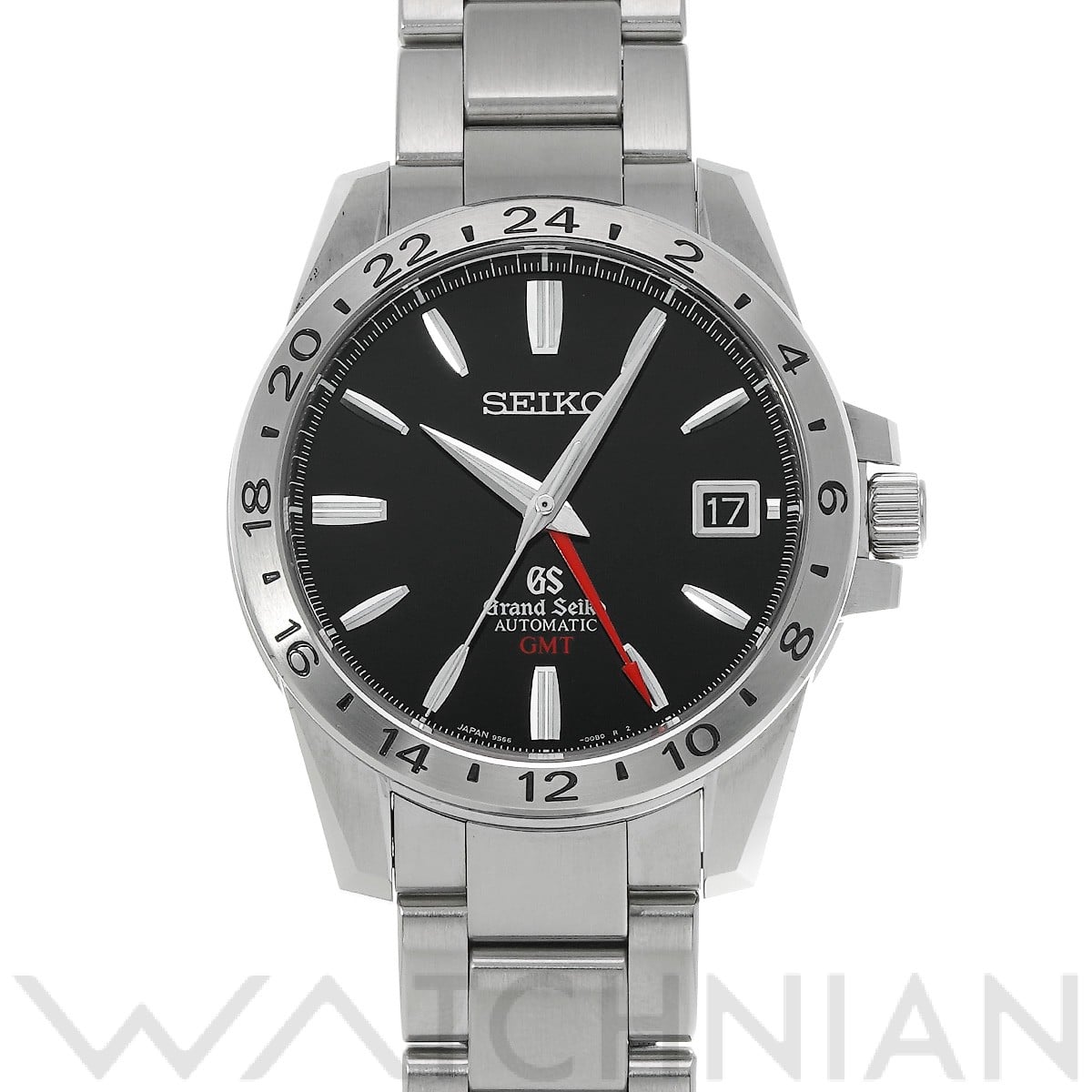 グランドセイコー / Grand Seiko スポーツコレクション メカニカル GMT SBGM027 ブラック メンズ 時計 【中古】【wristwatch】