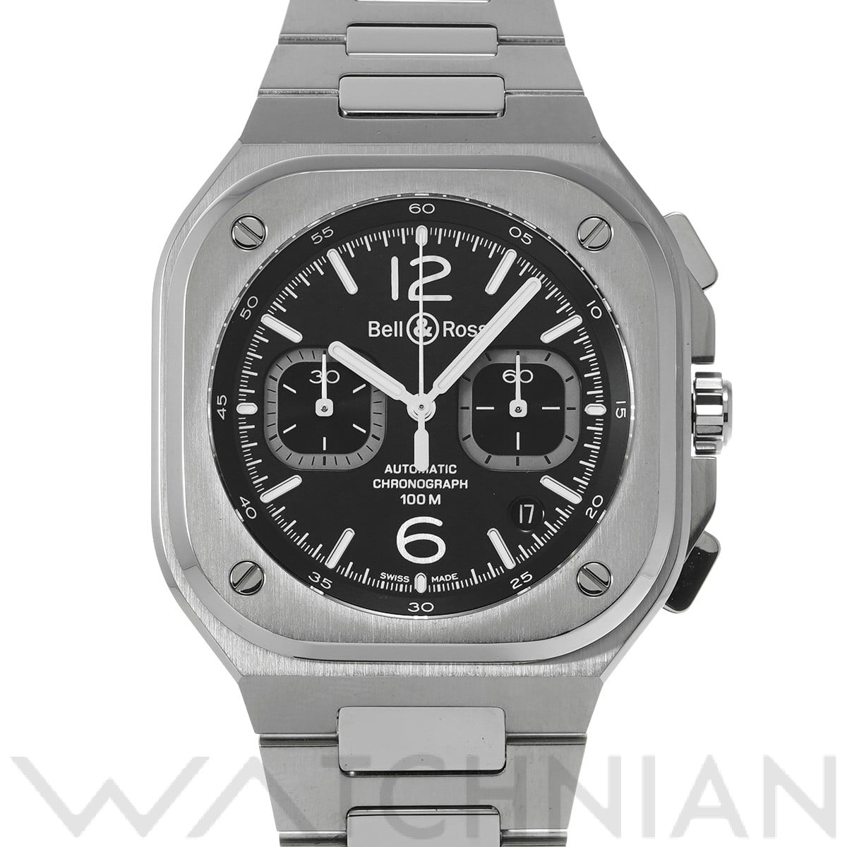 ベル＆ロス / Bell & Ross BR 05 クロノ ブラックスチール BR05C-BL-ST/SST ブラック メンズ 時計 【中古】【wristwatch】