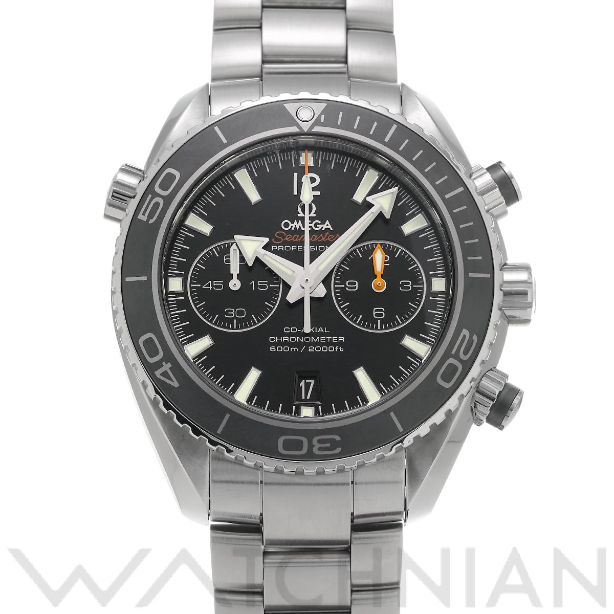 オメガ / OMEGA シーマスター プラネットオーシャン 600 コーアクシャル クロノグラフ 232.30.46.51.01.001 ブラック メンズ 時計 【中古】【wristwatch】