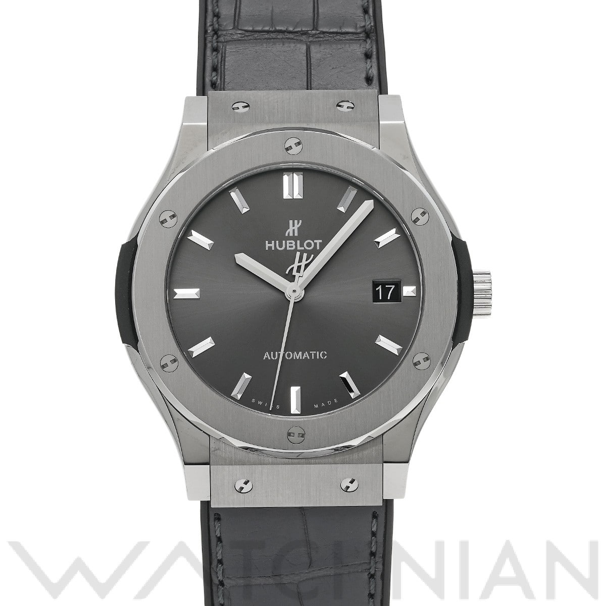 ウブロ / HUBLOT クラシックフュージョン チタニウム レーシンググレー 511.NX.7071.LR グレー メンズ 時計 【中古】【wristwatch】