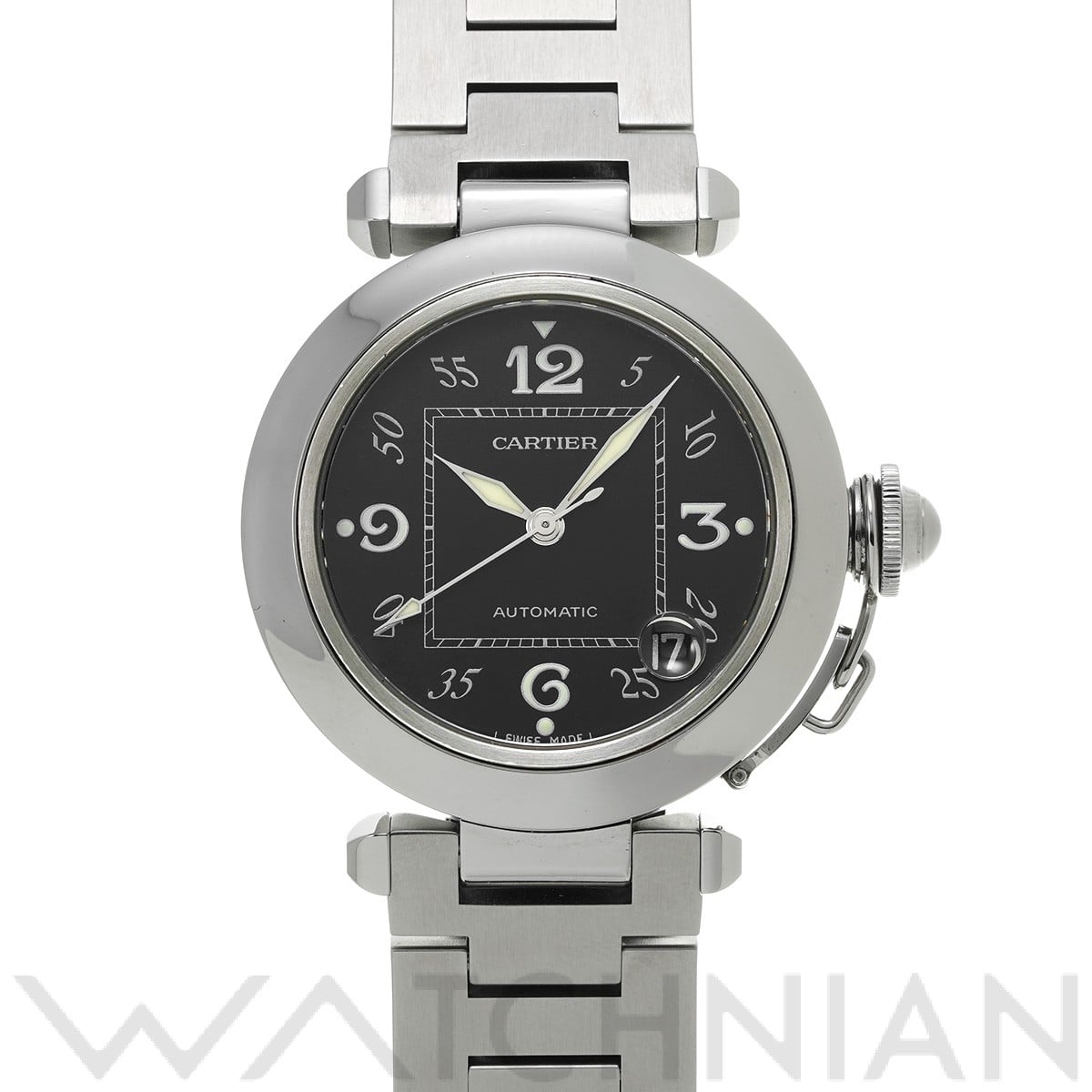 カルティエ / CARTIER パシャC W31043M7 ブラック ユニセックス 時計 【中古】【wristwatch】