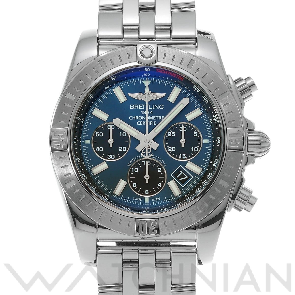 ブライトリング / BREITLING クロノマット 44 スペシャル AB011511/C987 ブルー/ブラック メンズ 時計 【中古】【wristwatch】
