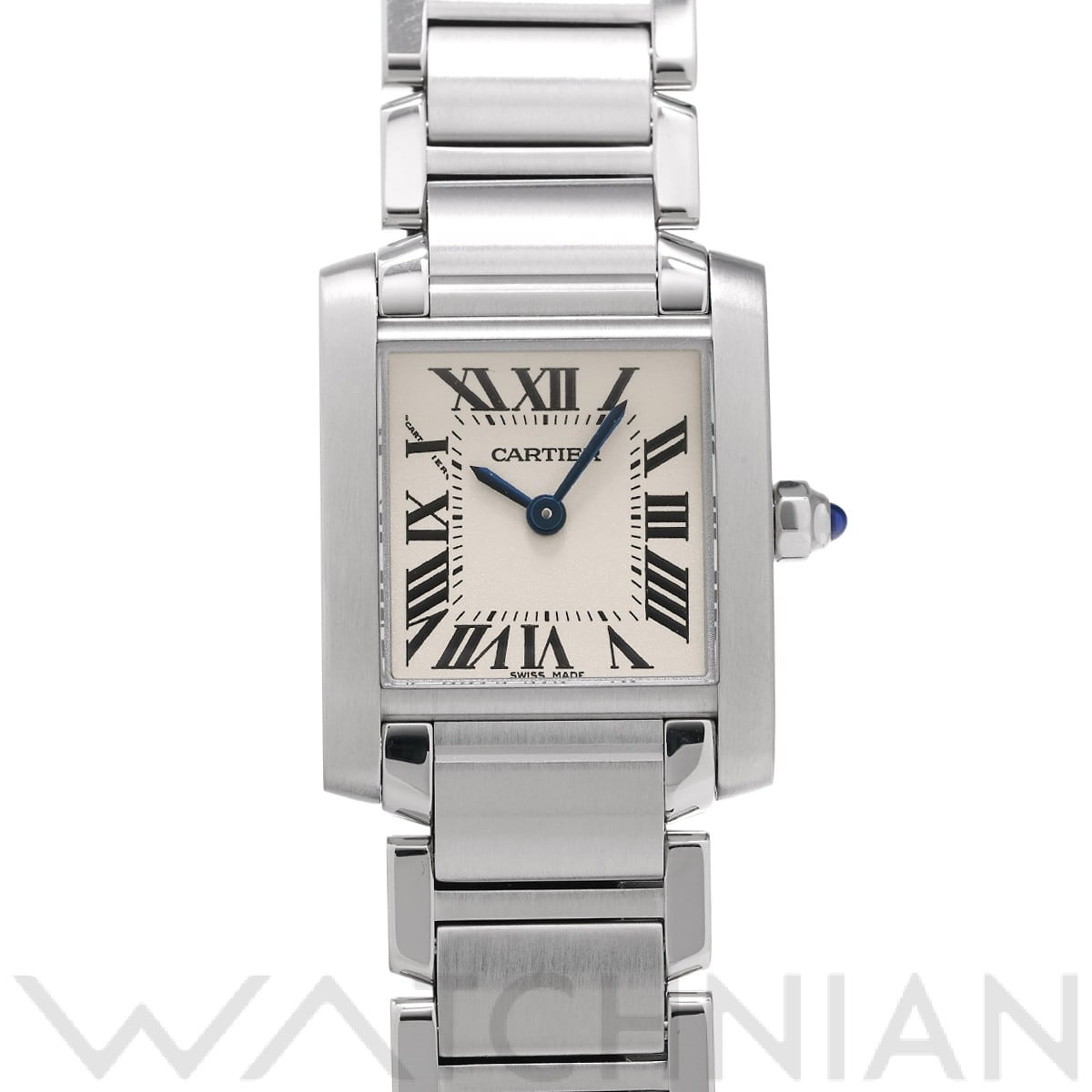 カルティエ / CARTIER タンク フランセーズ SM W51008Q3 シルバー レディース 時計 【中古】【wristwatch】