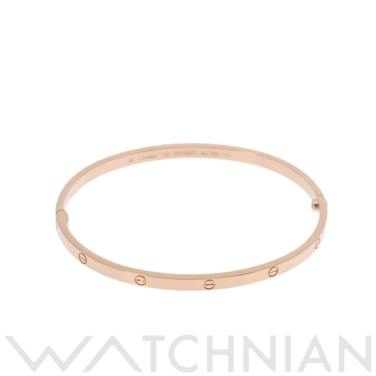 カルティエ ラブブレスレット SM #19 ゴールド K18イエローゴールド YG ユニセックス ジュエリー 【中古】【jewelry】