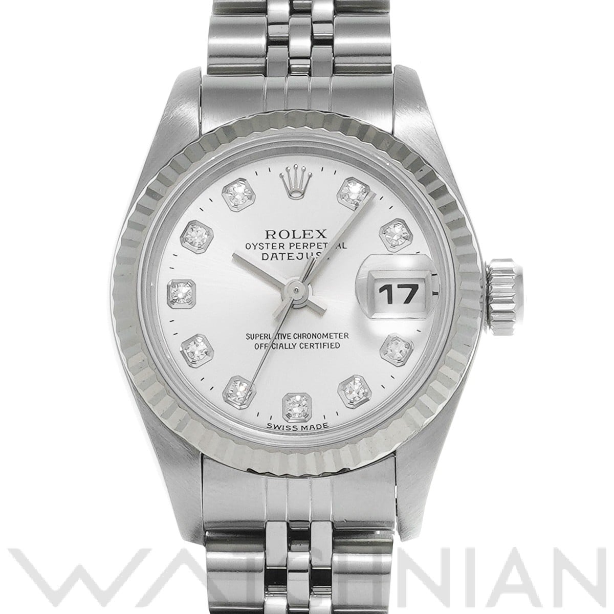 ロレックス / ROLEX デイトジャスト 69174G シルバー/ダイヤモンド レディース 時計 【中古】【wristwatch】