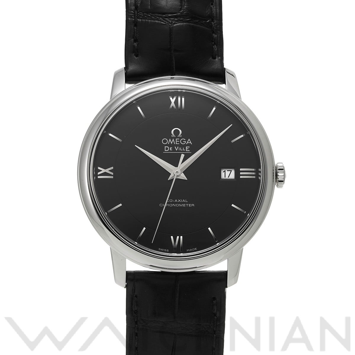 オメガ / OMEGA デ・ヴィル プレステージ コーアクシャル 424.13.40.20.01.001 ブラック メンズ 時計 【中古】【wristwatch】
