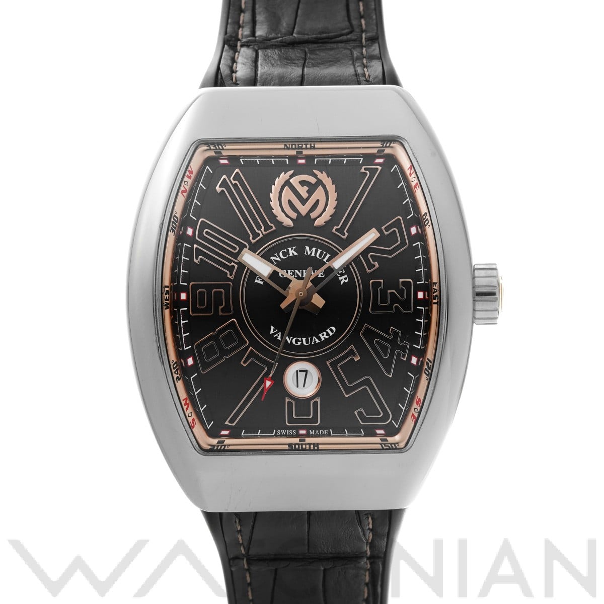 フランクミュラー ヴァンガード V45SCDTSTGJ AC5N ブラック メンズ 時計 【中古】【wristwatch】