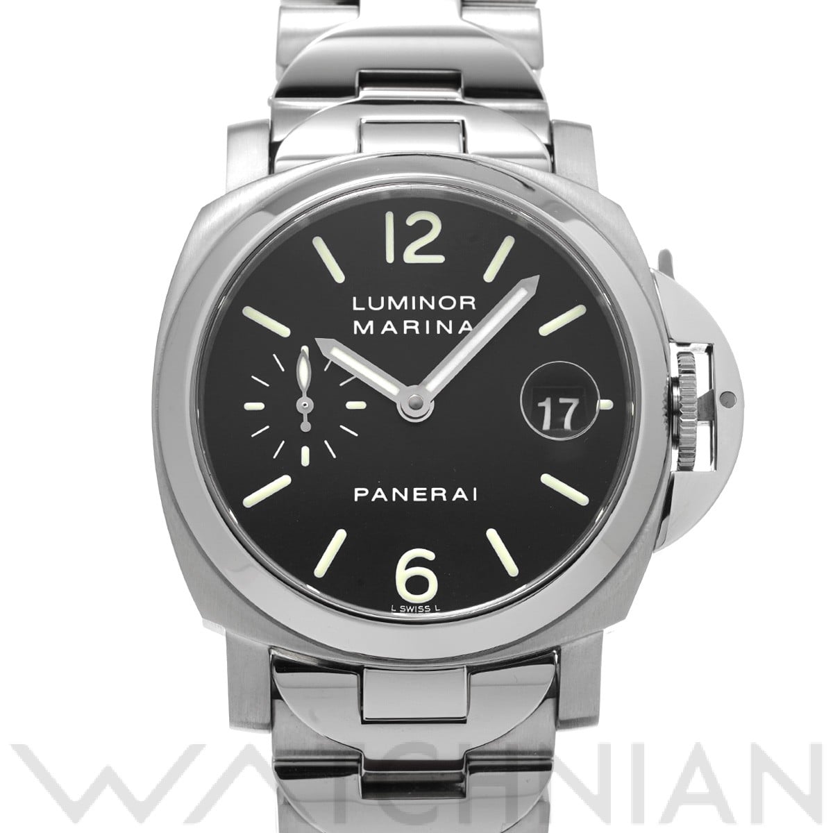 パネライ / PANERAI ルミノールマリーナ オートマティック PAM00050 ブラック メンズ 時計 【中古】【wristwatch】
