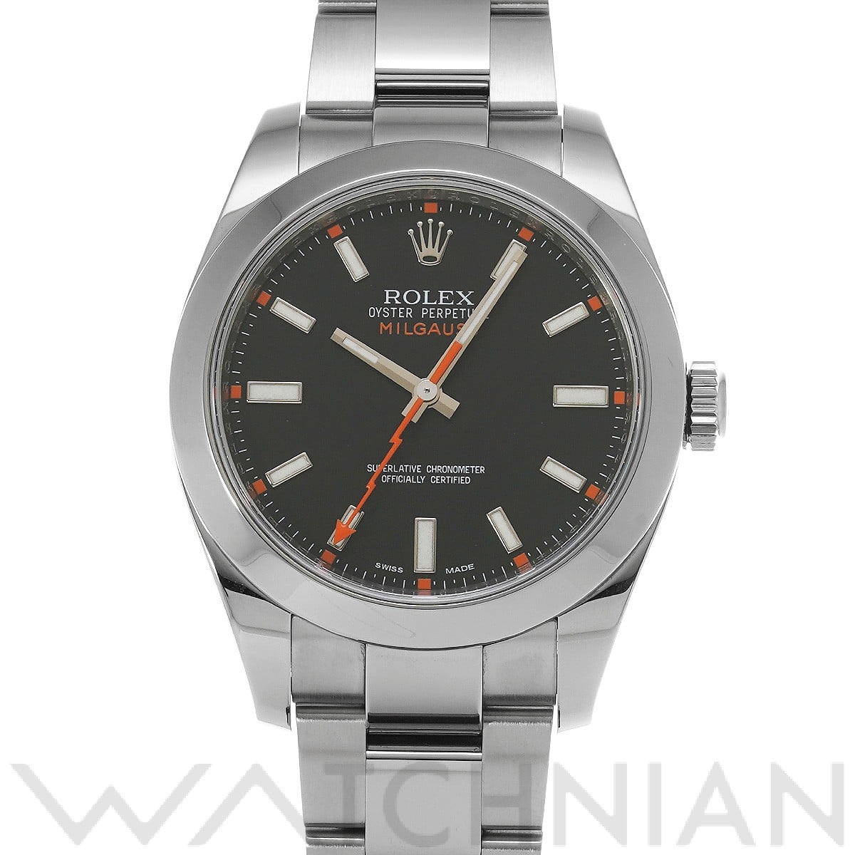 ロレックス / ROLEX ミルガウス 116400 ブラック メンズ 時計 【中古】【wristwatch】