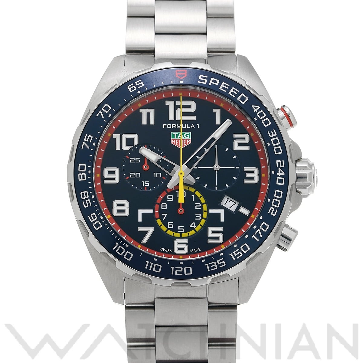 タグ ホイヤー / TAG HEUER フォーミュラ1 クォーツ クロノグラフ レッドブルレーシング CAZ101AL.BA0842 ブルー メンズ 時計 【中古】【wristwatch】
