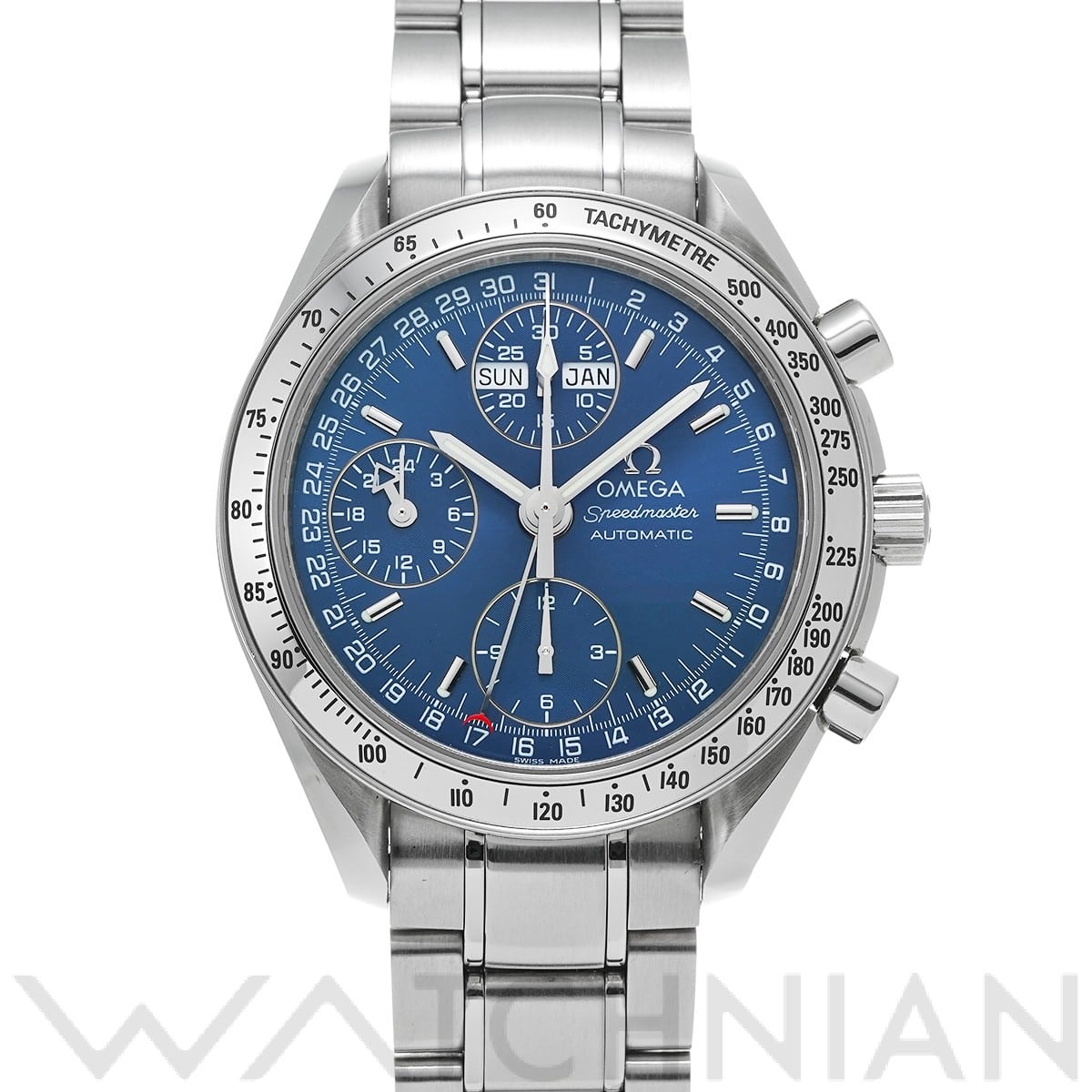 オメガ / OMEGA スピードマスター トリプルカレンダー 3523.80 ブルー メンズ 時計 【中古】【wristwatch】