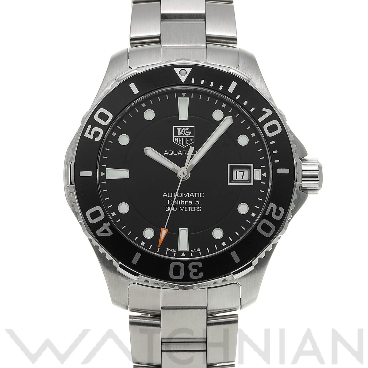 タグ ホイヤー / TAG HEUER アクアレーサー キャリバー5 WAN2110.BA0822 ブラック メンズ 時計 【中古】【wristwatch】