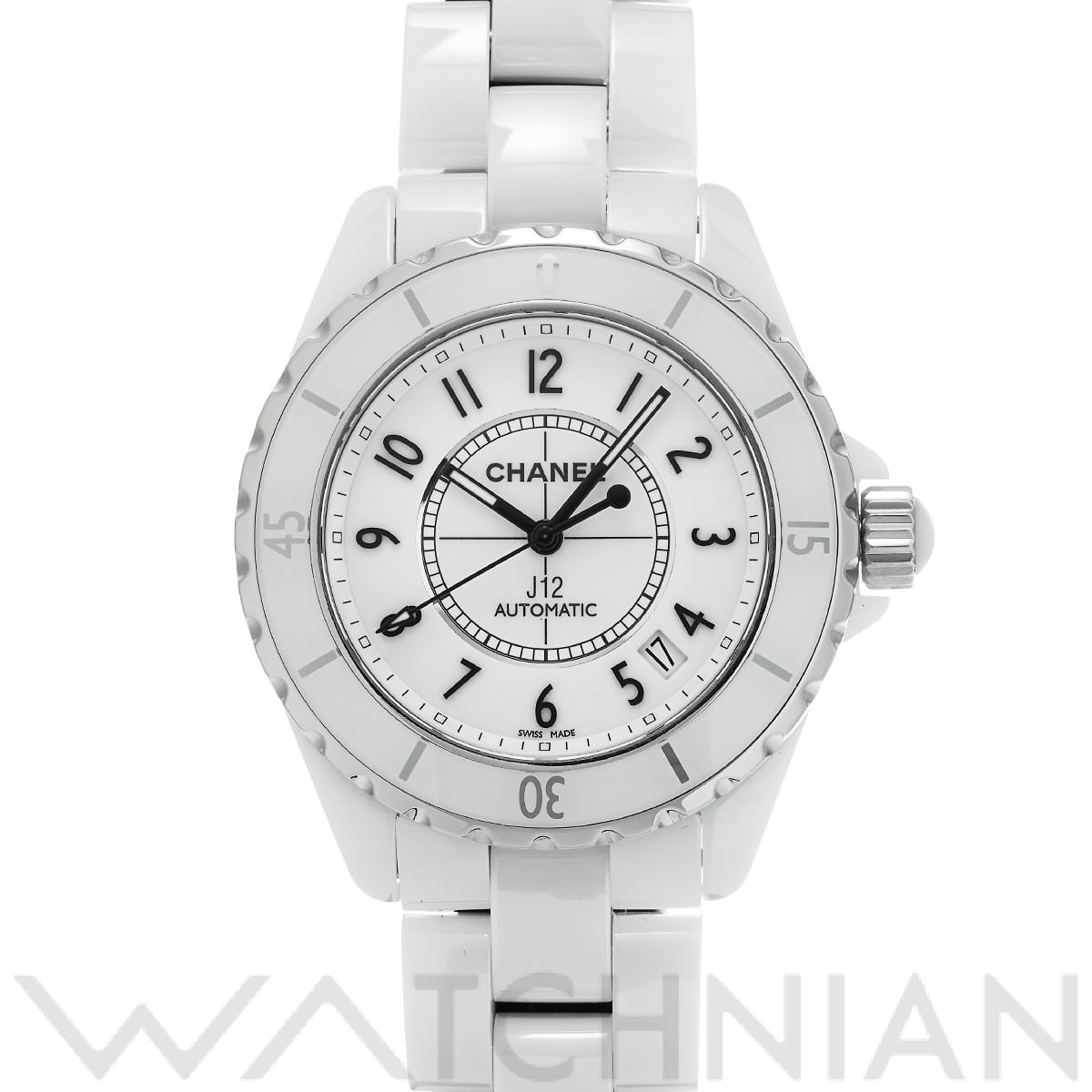 シャネル / CHANEL J12 38MM H0970 ホワイト メンズ 時計 【中古】【wristwatch】