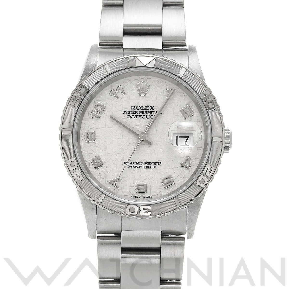 ロレックス デイトジャスト サンダーバード 16264 アイボリーコンピュータ メンズ 時計 【中古】【wristwatch】