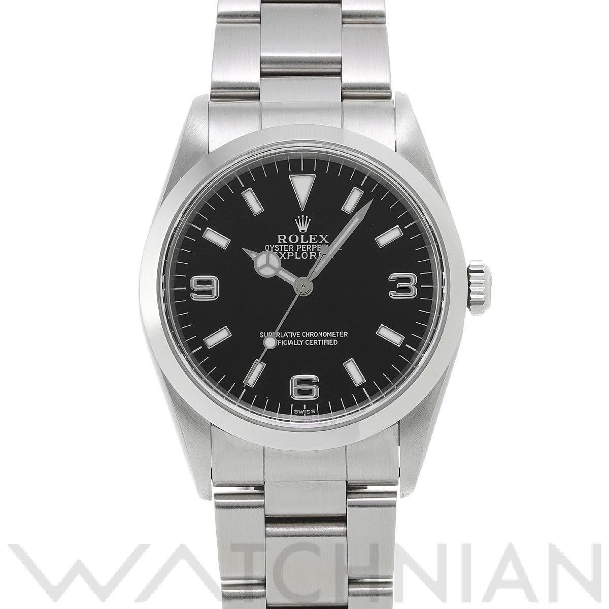 ロレックス エクスプローラー 14270 ブラック メンズ 時計 【中古】【wristwatch】