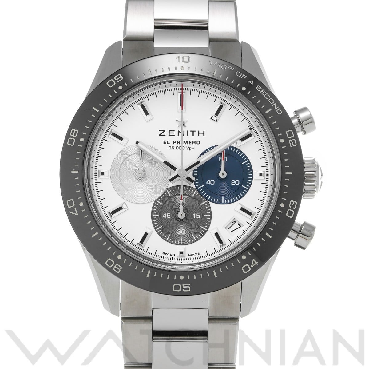 ゼニス / ZENITH クロノマスター スポーツ エル・プリメロ 03.3100.3600/69.M3100 ホワイトマット メンズ 時計 【中古】【wristwatch】