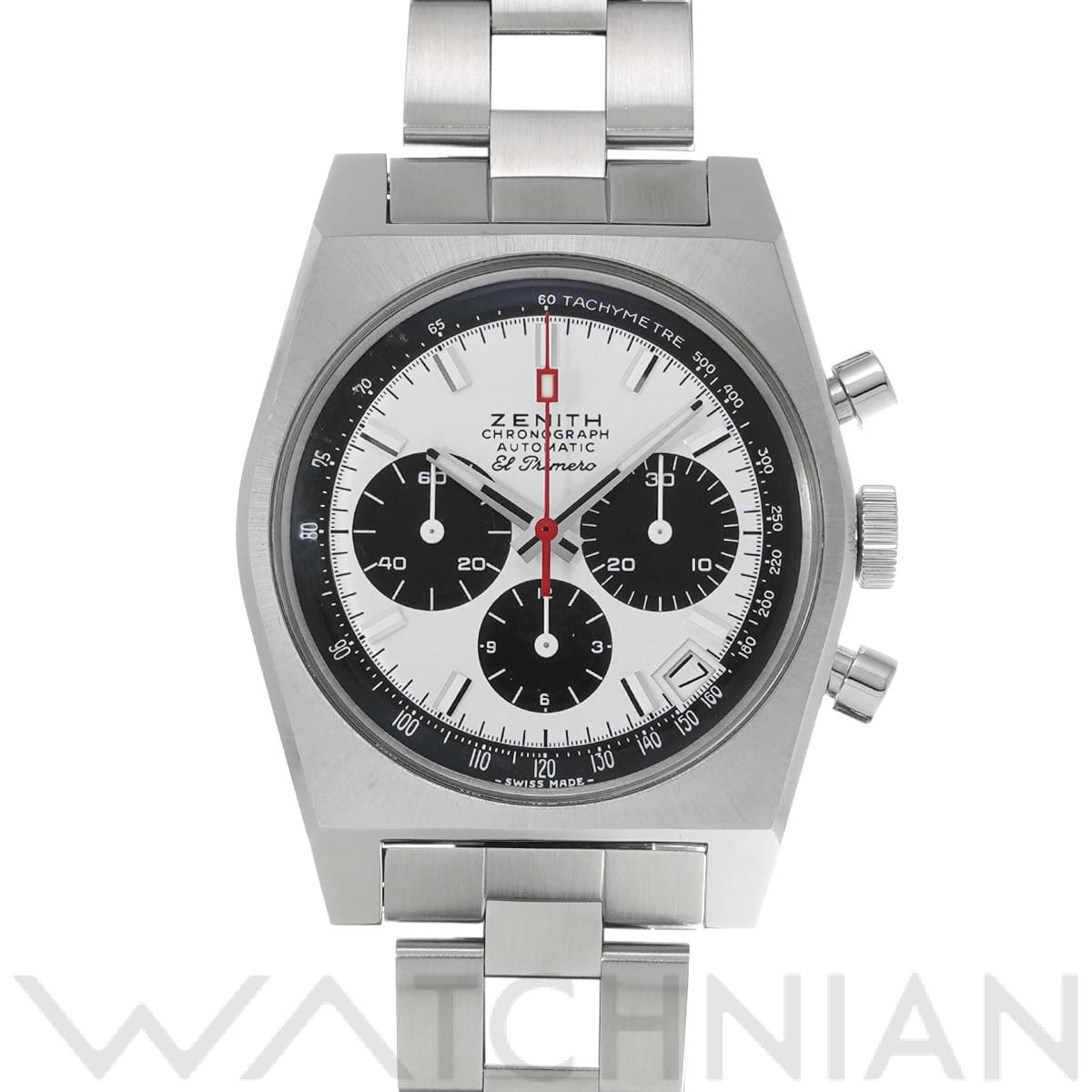 ゼニス / ZENITH クロノマスター リバイバル エル・プリメロ A384 03.A384.400/21.M384 ホワイトラッカー/ブラック メンズ 時計 【中古】【wristwatch】