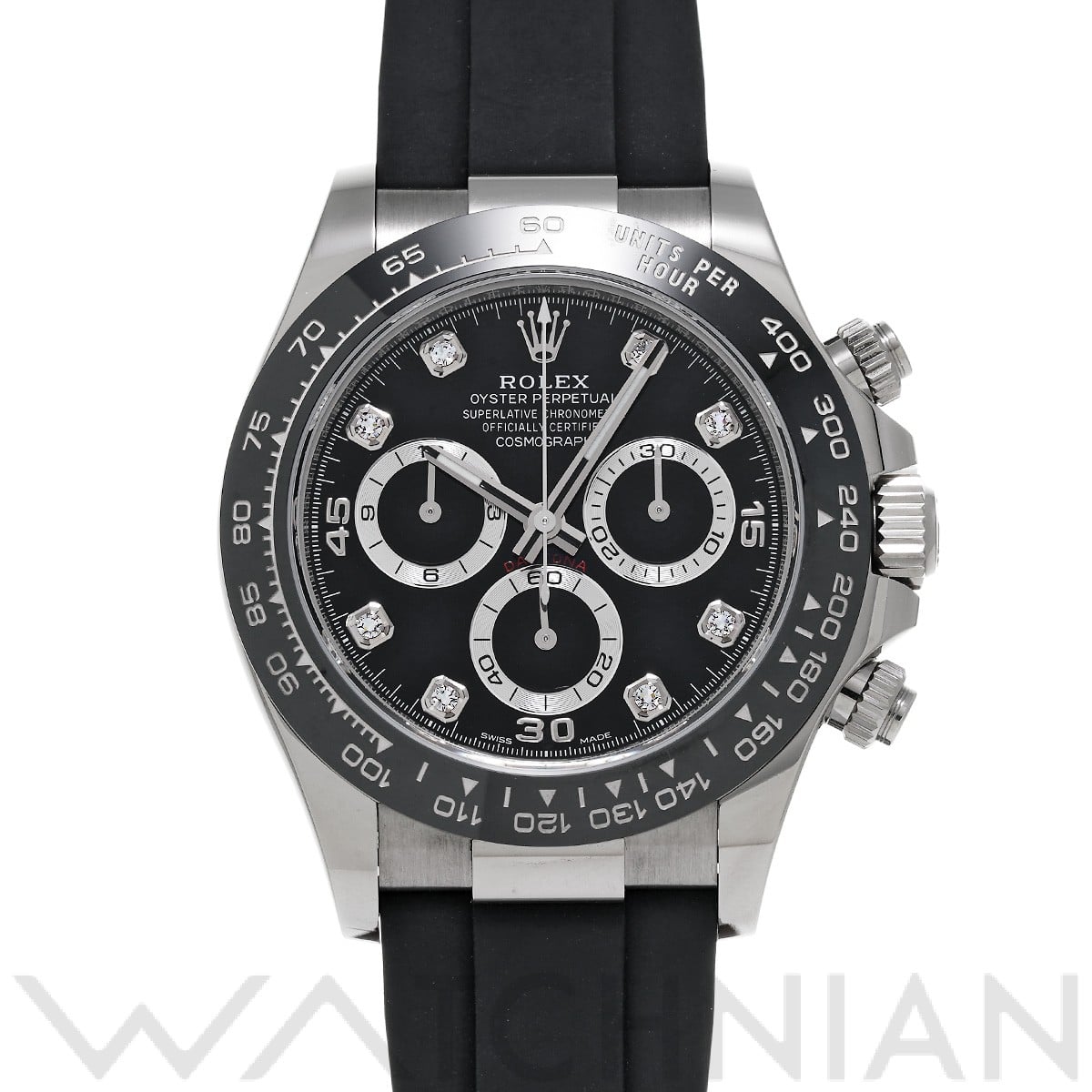 ロレックス コスモグラフ デイトナ 116519LNG ブラック/ダイヤモンド メンズ 時計 【中古】【wristwatch】