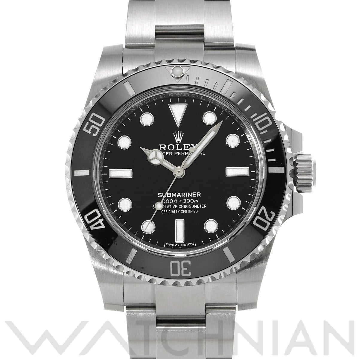 ロレックス サブマリーナ 114060 ブラック メンズ 時計 【中古】【wristwatch】