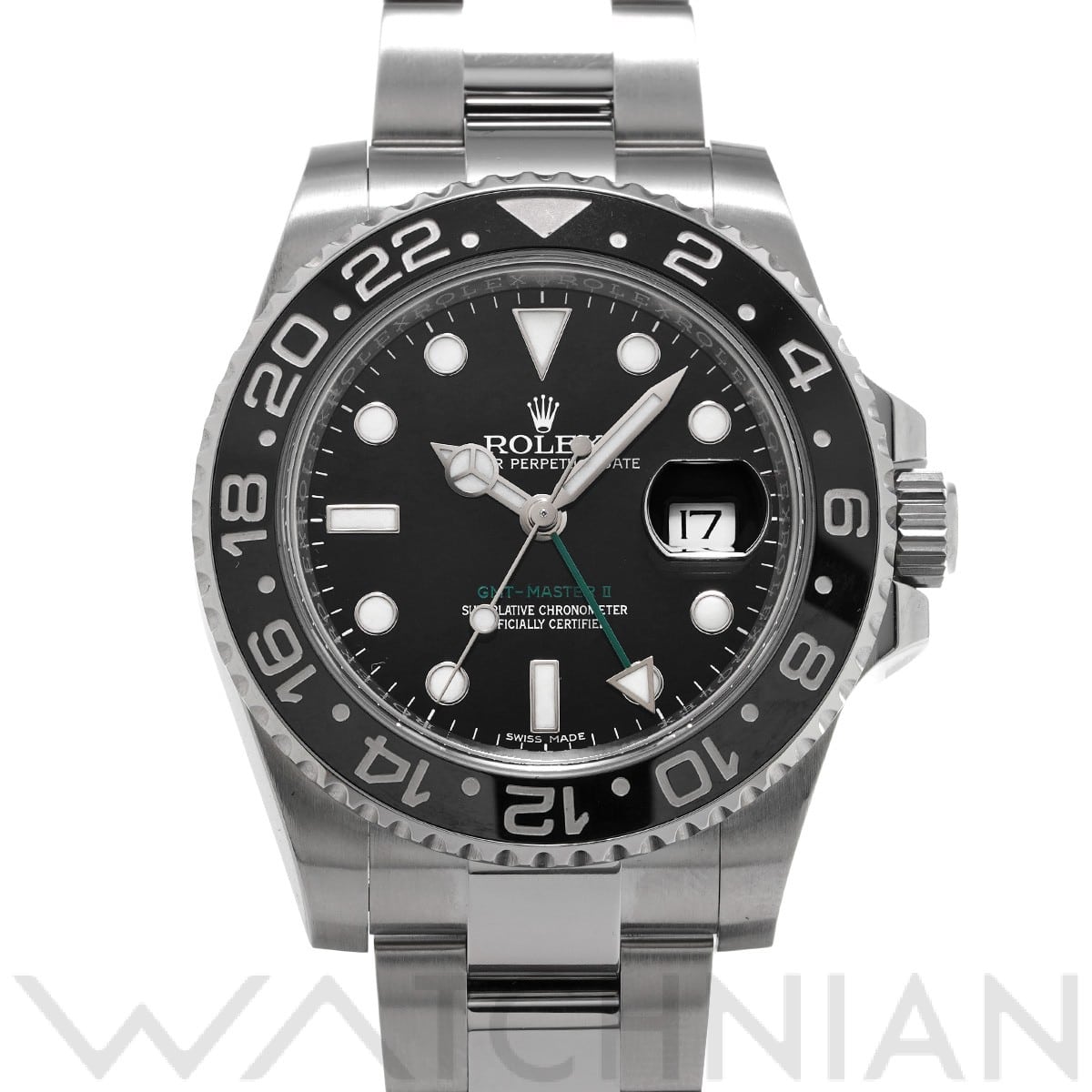 ロレックス GMTマスターII 116710LN ブラック メンズ 時計 【中古】【wristwatch】