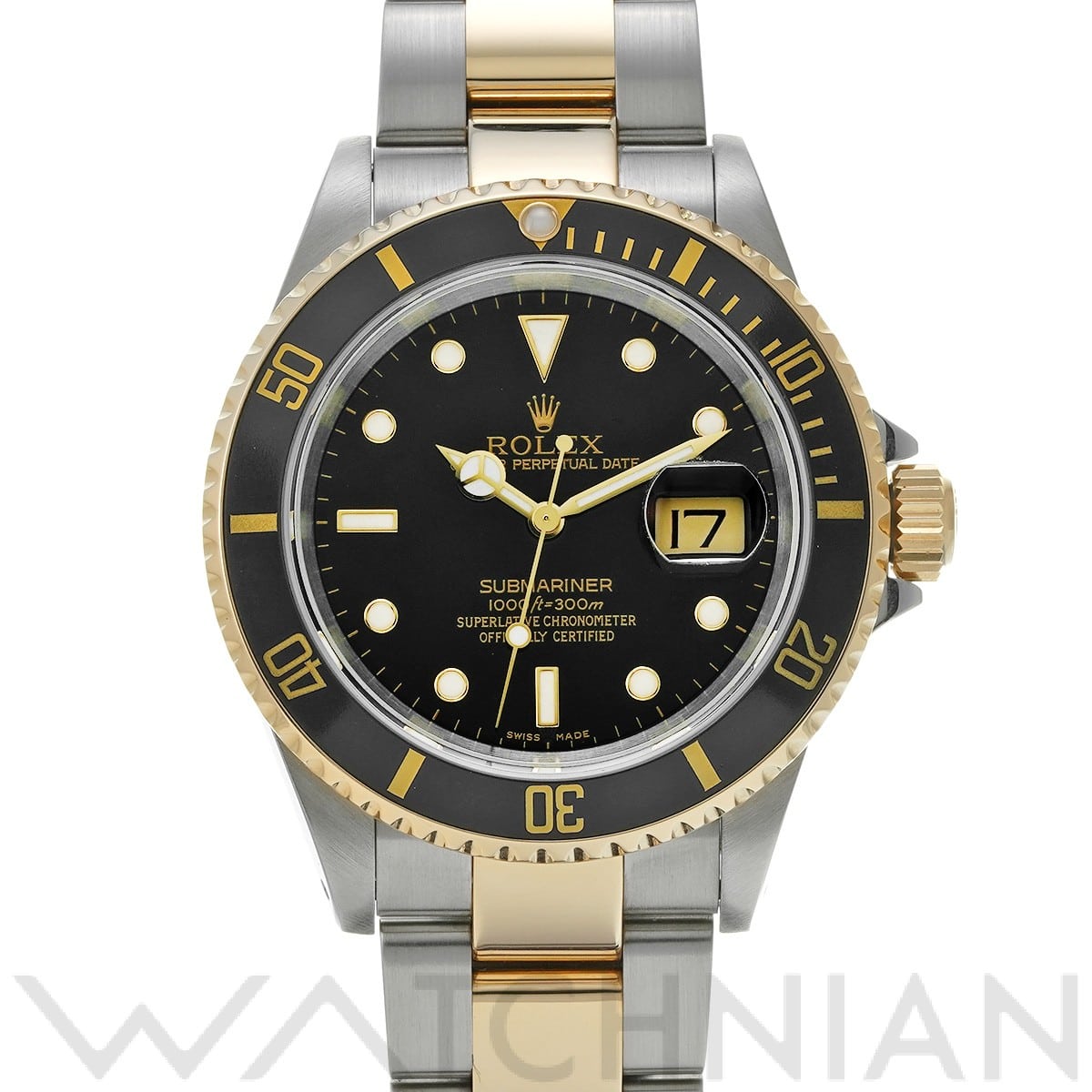 ロレックス サブマリーナ デイト 16613 ブラック メンズ 時計 【中古】【wristwatch】