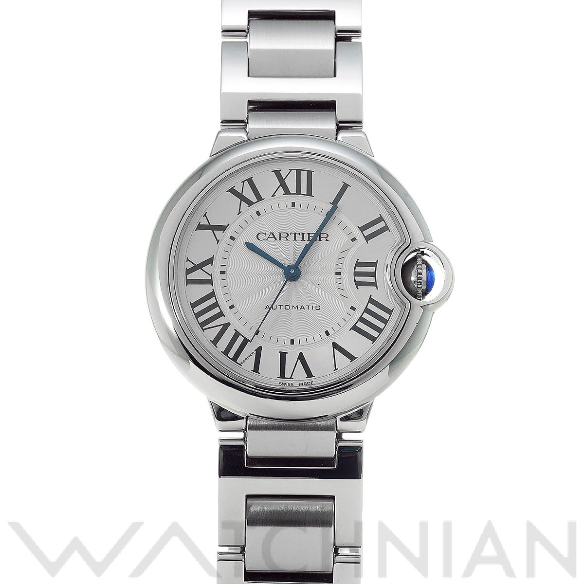 カルティエ / CARTIER バロンブルー ドゥ カルティエ 36mm W6920046 シルバー ユニセックス 時計 【中古】【wristwatch】