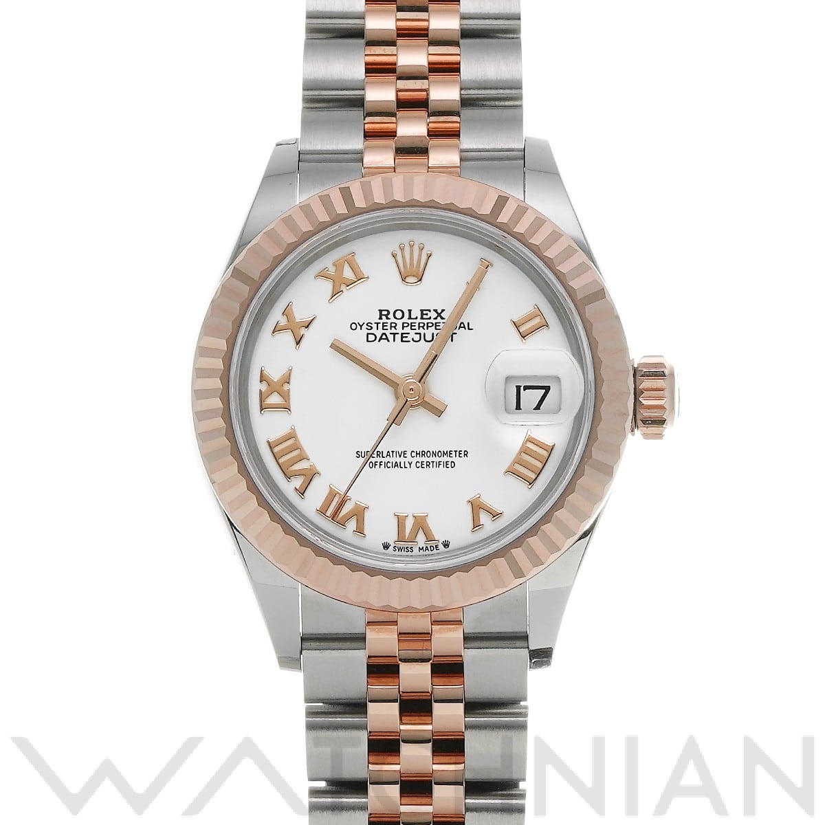 ロレックス レディ デイトジャスト 28 279171 ホワイト レディース 時計 【中古】【wristwatch】