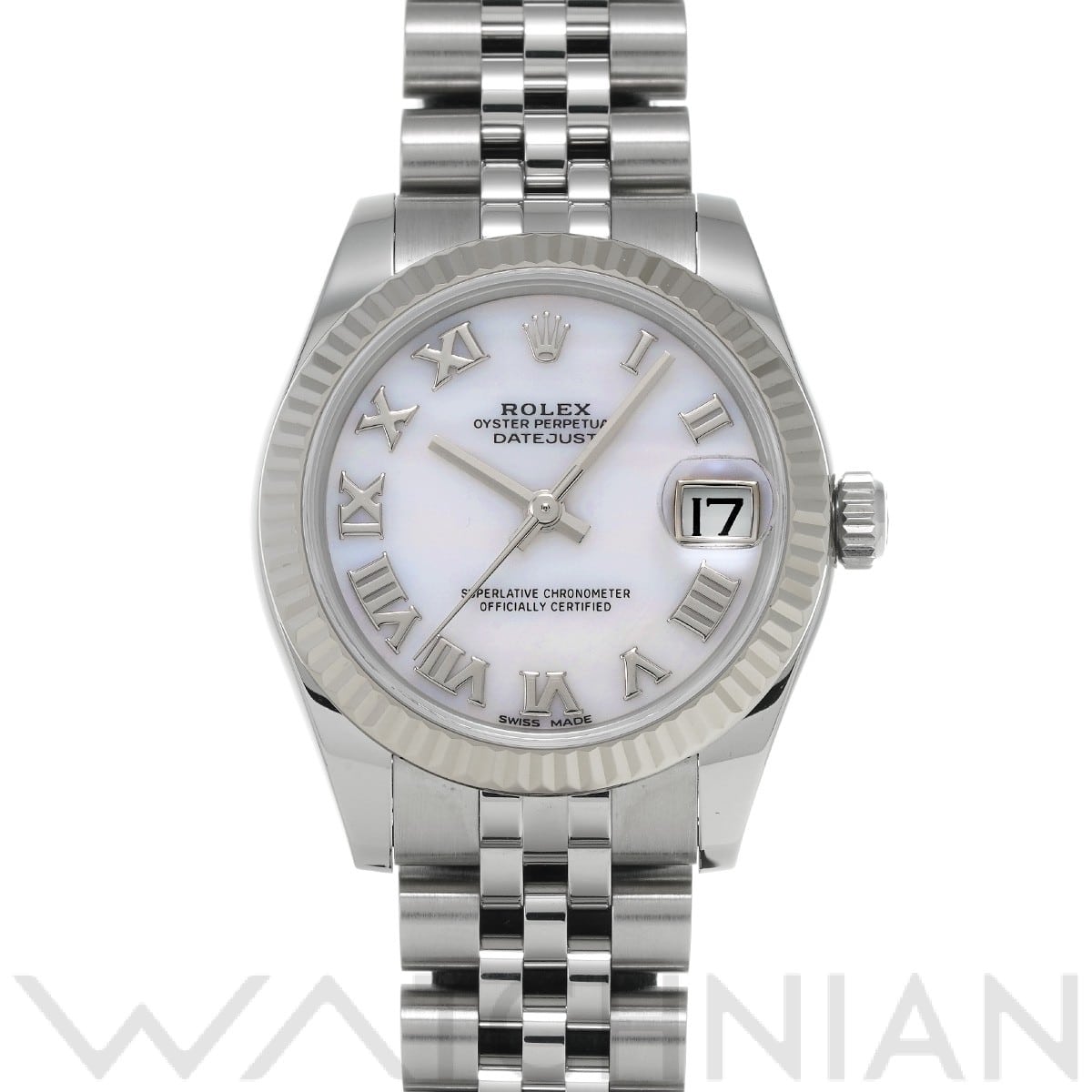 ロレックス デイトジャスト 31 178274NR ピンクシェル ユニセックス 時計 【中古】【wristwatch】