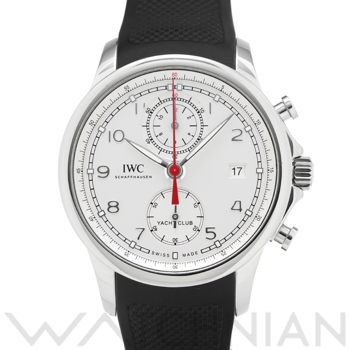 IWC ポルトギーゼ ヨットクラブ クロノグラフ IW390502 シルバー メンズ 時計 【中古】【wristwatch】