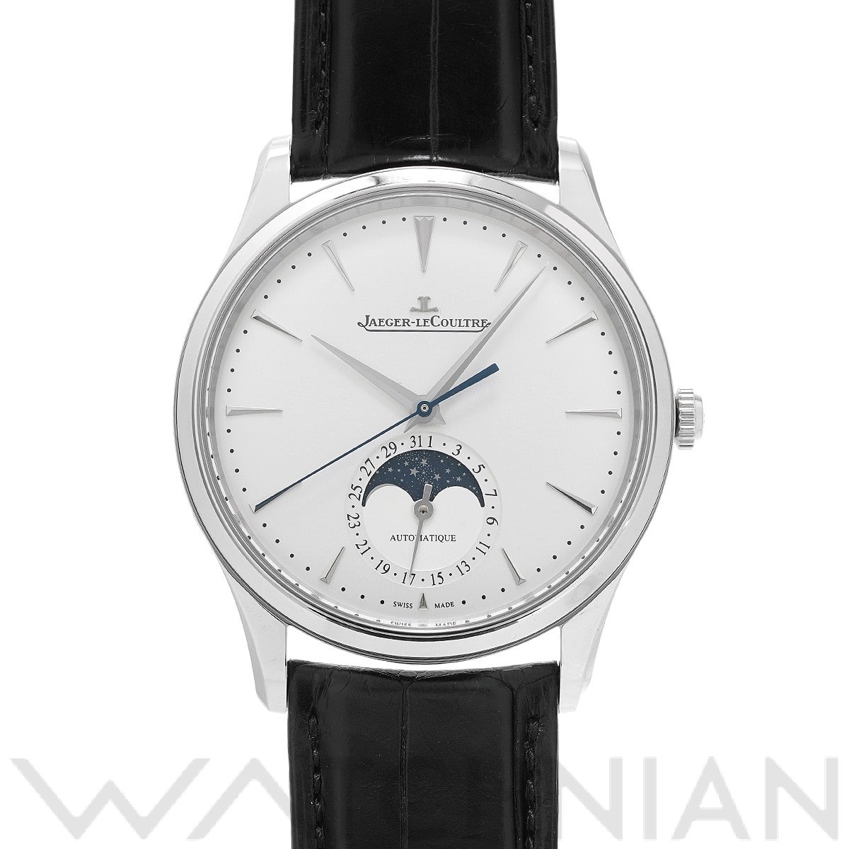 ジャガー ルクルト マスター ウルトラスリム ムーン Q1368430 シルバーグレー メンズ 時計 【中古】【wristwatch】
