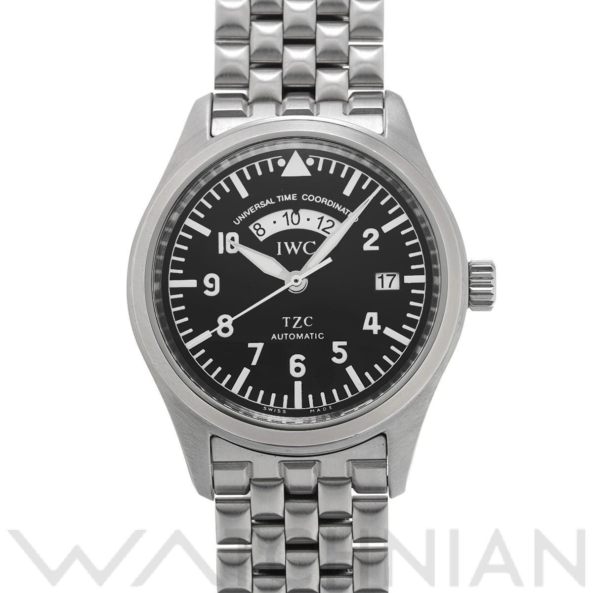 IWC パイロットウォッチ フリーガー UTC IW325102 ブラック メンズ 時計 【中古】【wristwatch】