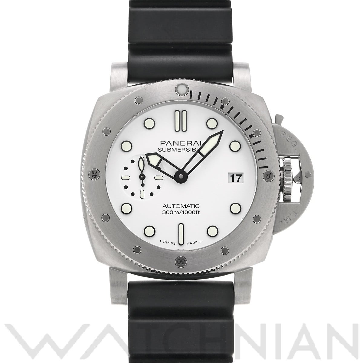 パネライ / PANERAI サブマーシブル ビアンコ PAM01223 ホワイト メンズ 時計 【中古】【wristwatch】