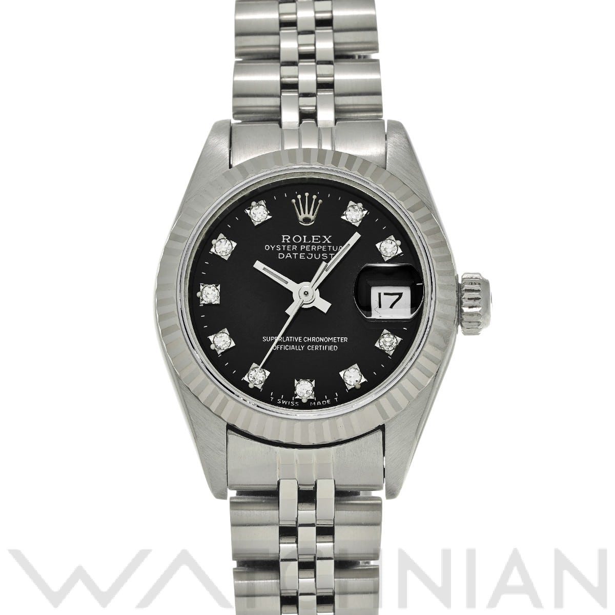 ロレックス / ROLEX デイトジャスト 69174G ブラック/ダイヤモンド レディース 時計 【中古】【wristwatch】