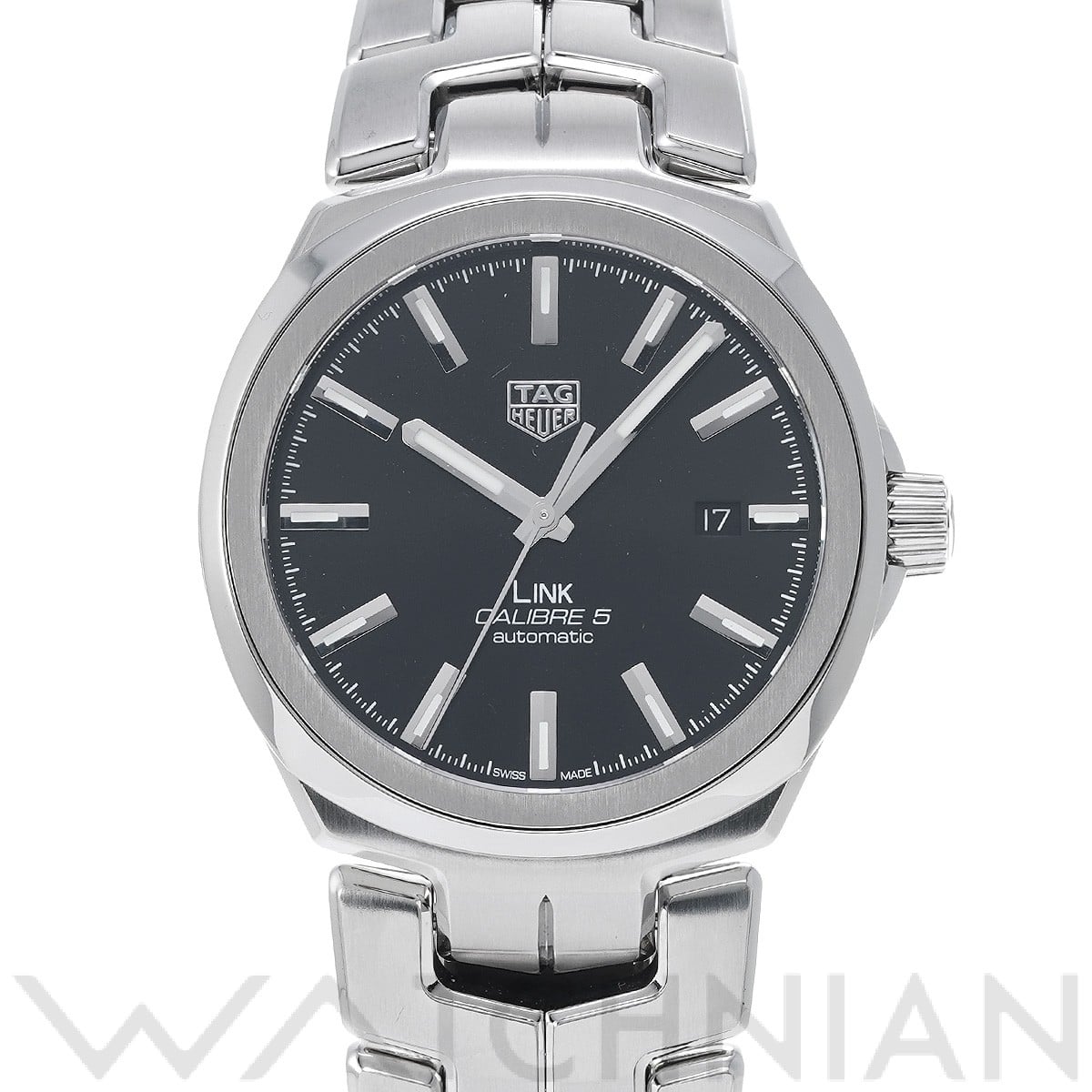タグ ホイヤー / TAG HEUER リンク キャリバー5 WBC2110.BA0603 ブラック メンズ 時計 【中古】【wristwatch】