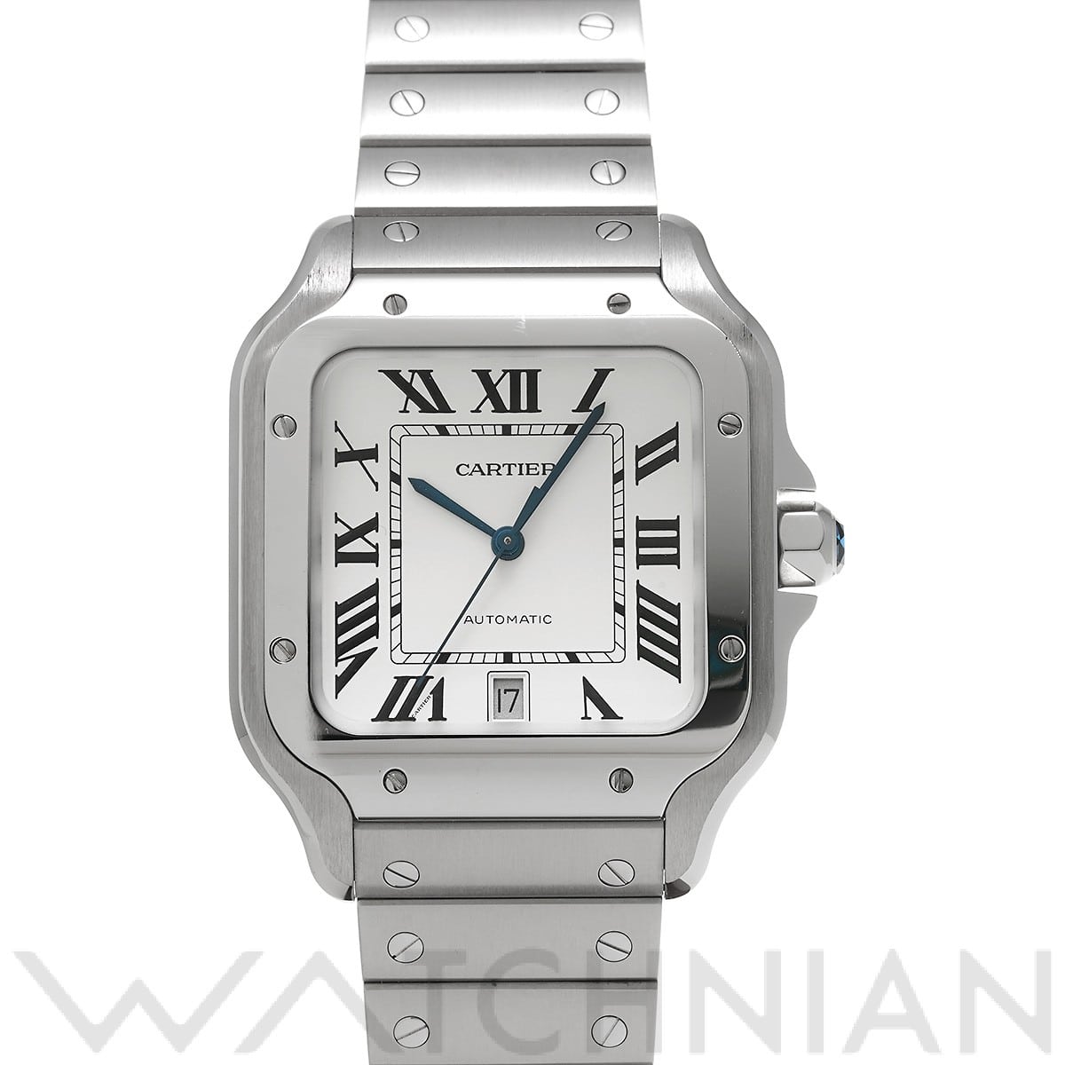 カルティエ / CARTIER サントス ドゥ カルティエ LM WSSA0018 シルバー メンズ 時計 【中古】【wristwatch】