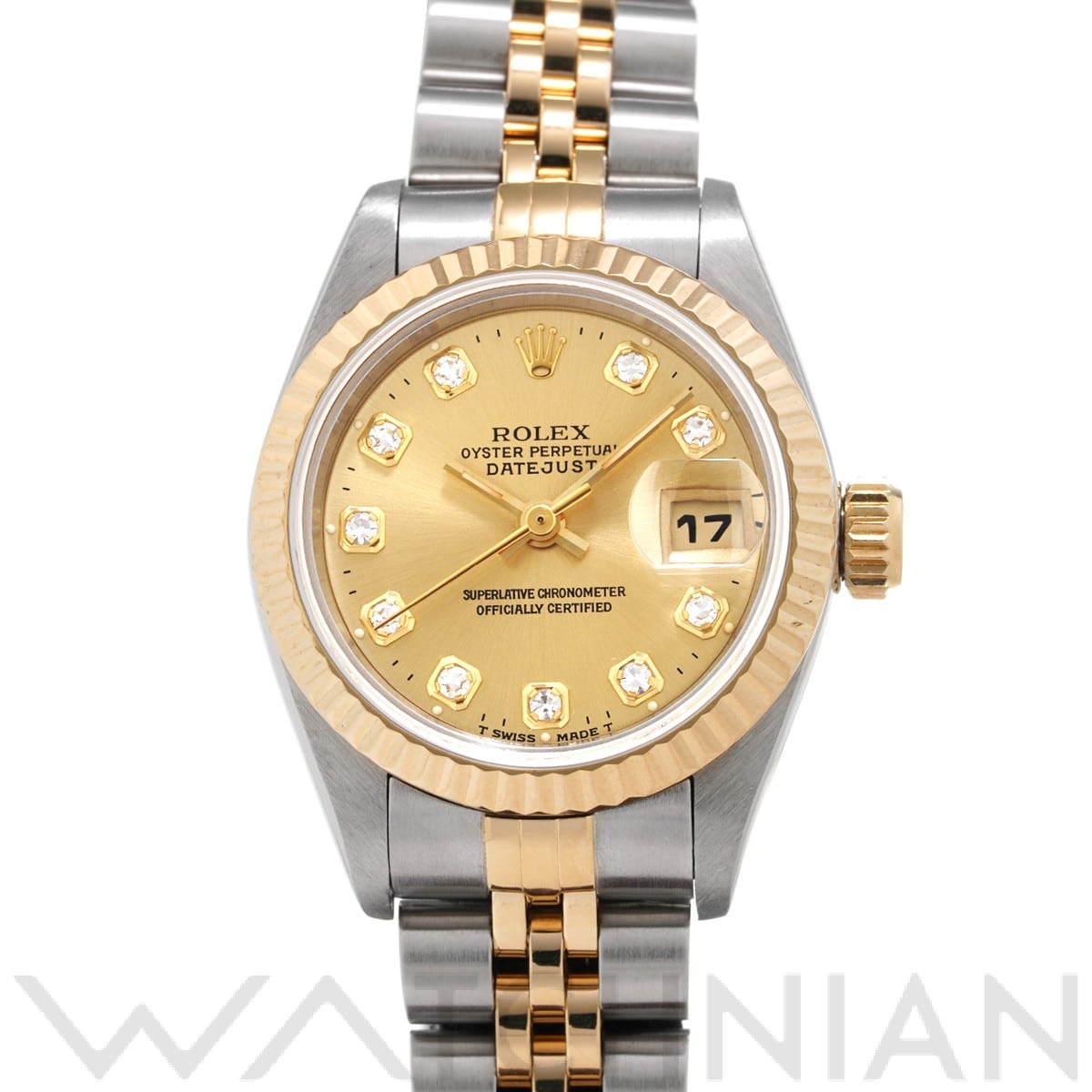 ロレックス / ROLEX デイトジャスト 69173G シャンパン/ダイヤモンド レディース 時計 【中古】【wristwatch】