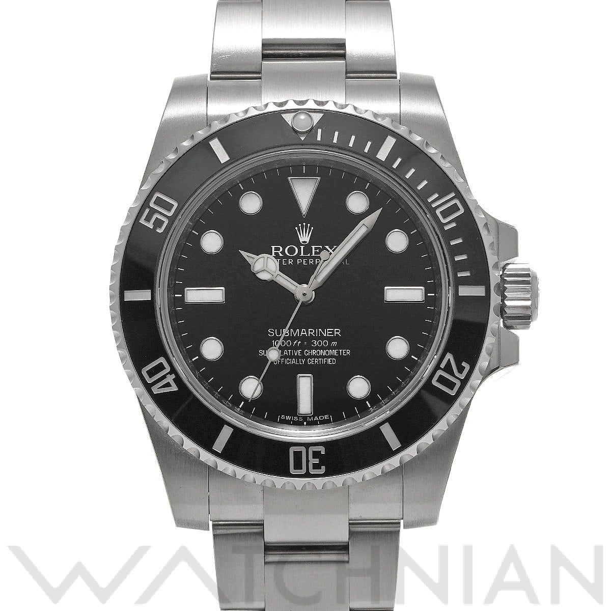 ロレックス サブマリーナ 114060 ブラック メンズ 時計 【中古】【wristwatch】