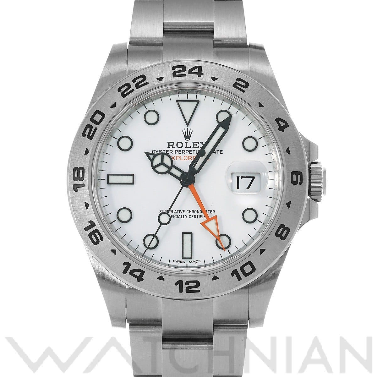 ロレックス エクスプローラーII 216570 ホワイト メンズ 時計 【中古】【wristwatch】