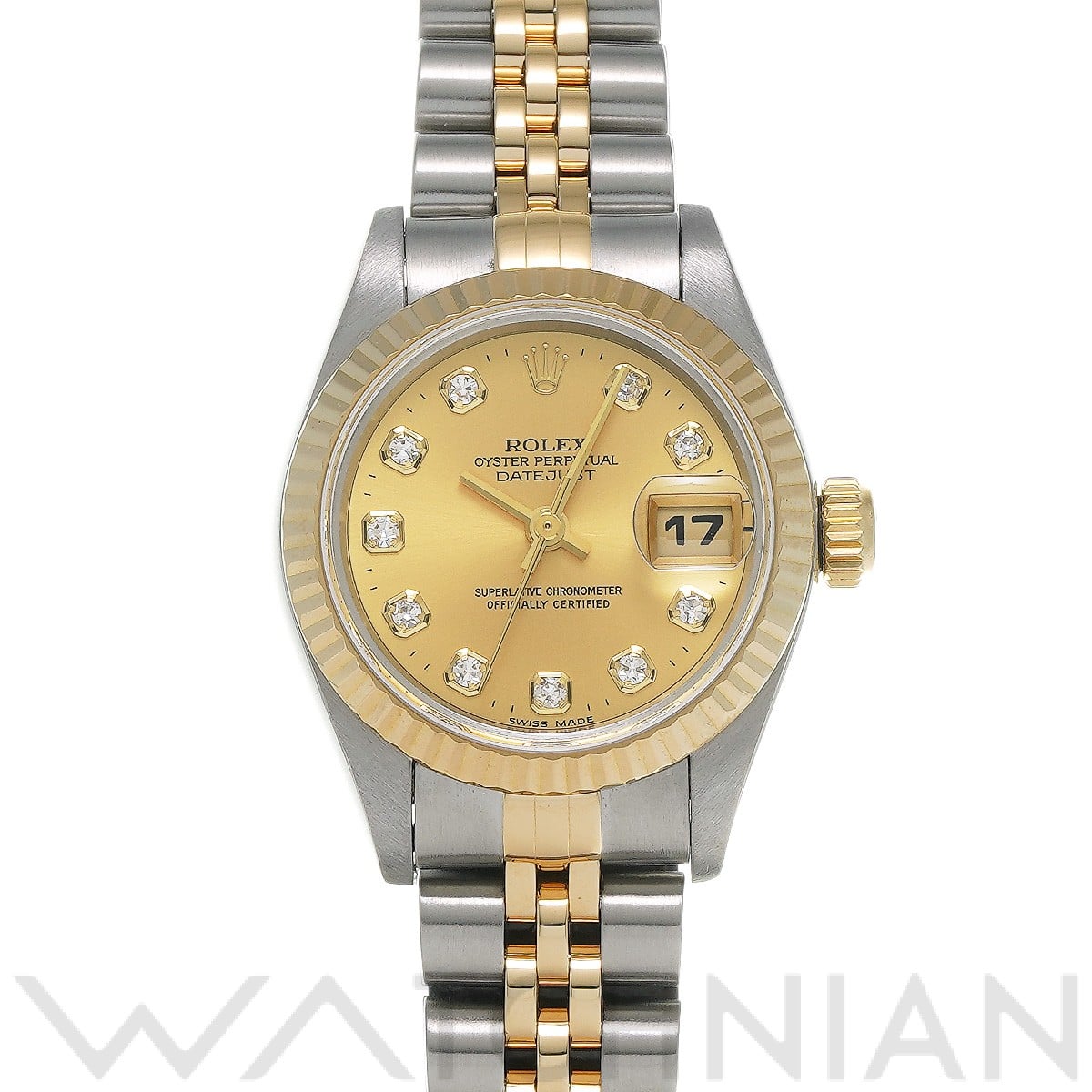 ロレックス / ROLEX デイトジャスト 69173G シャンパン/ダイヤモンド レディース 時計 【中古】【wristwatch】